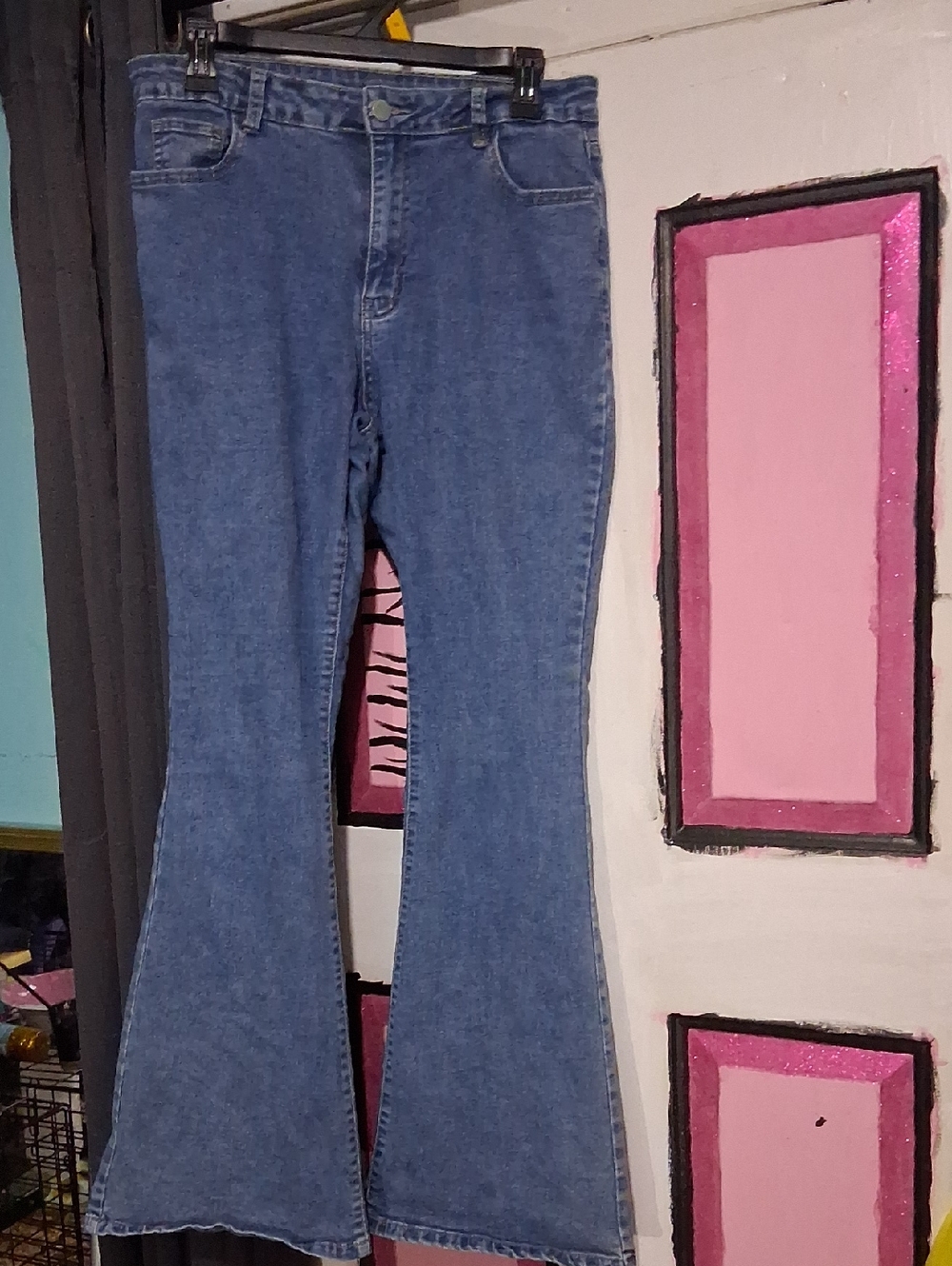 Classic High-Rise Flare Jeans - Blue